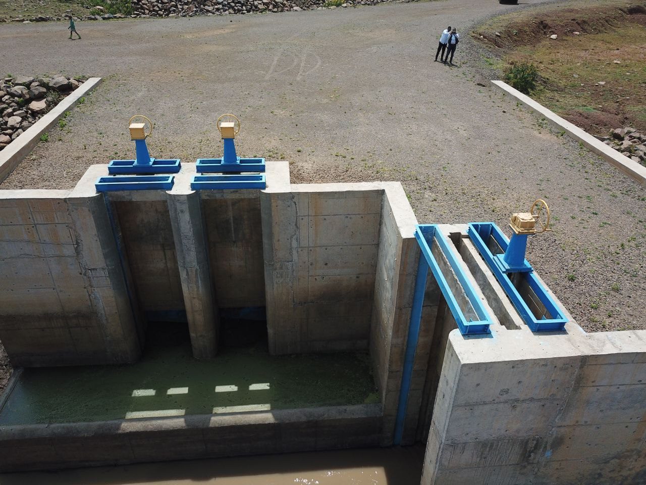 Irrigation gate opener installation